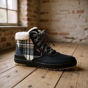 Keds Scout III Duck Boots Women’s 7 | Black Buffalo Plaid | NWOT Winter